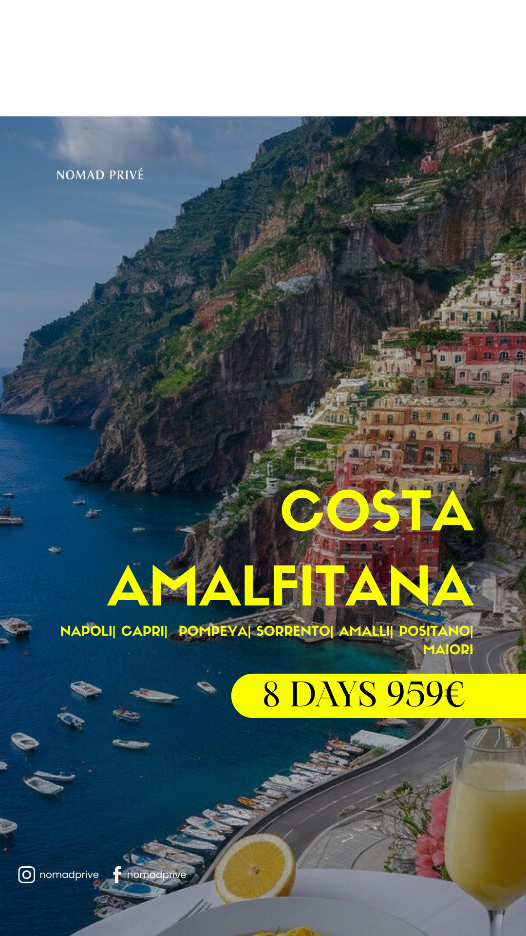 PACK 8 DIAS COSTA AMALFITANA