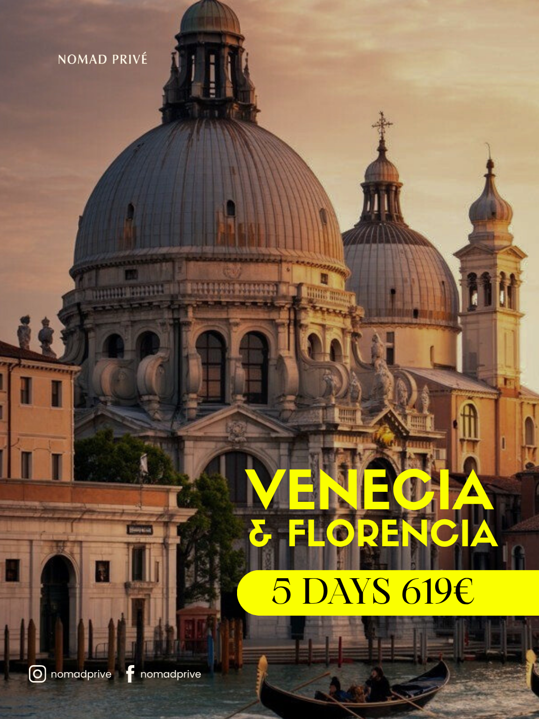 PACCHETTO 5 GIORNI VENEZIA E FIRENZE