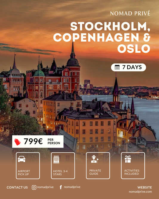 PACCHETTO 7 GIORNI STOCCOLMO, COPENHAGEN E OSLO